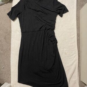 Reitmans Black Asymmetrical Dress